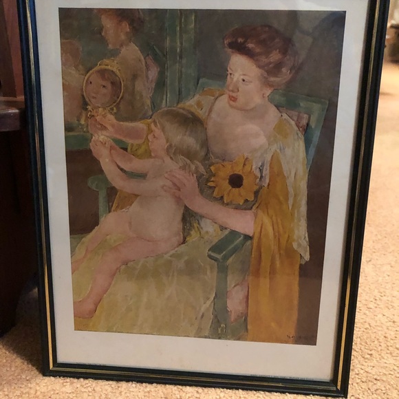 1897 Vtg Mary Cassatt “Mother and Child” Lithograph Baltimore Museum Of Fine Art - Picture 6 of 12